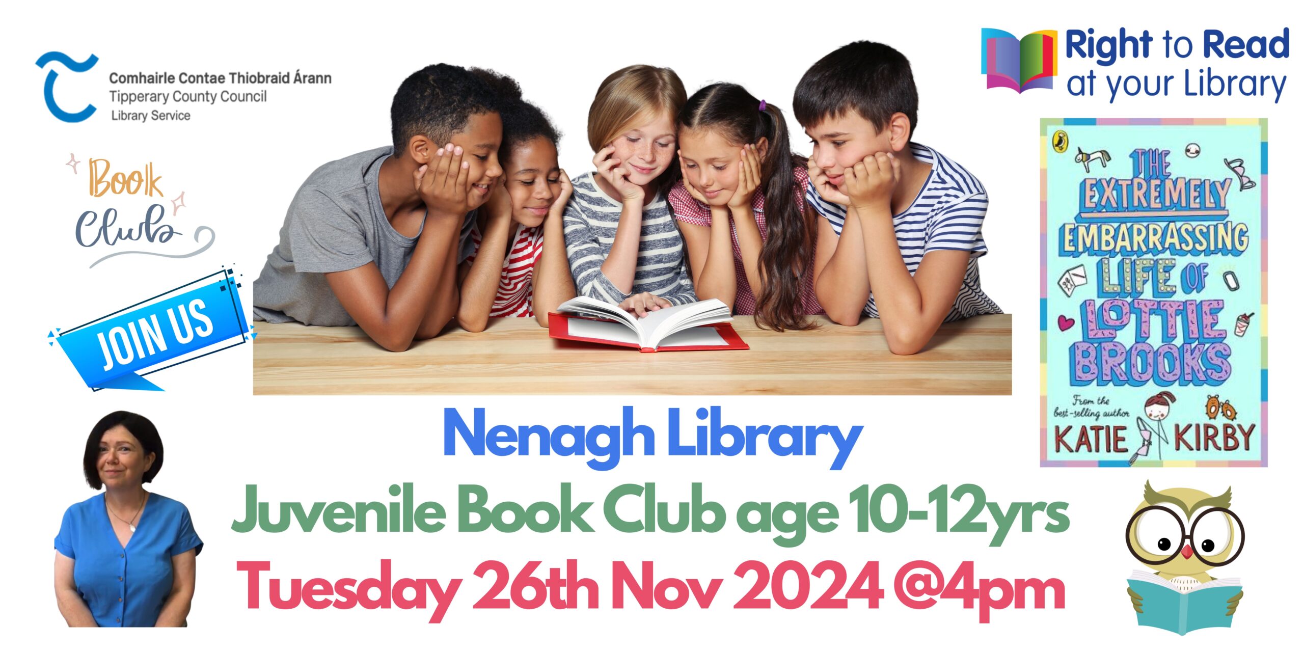 Nenagh Library Juvenile Book Club for ages 10-12