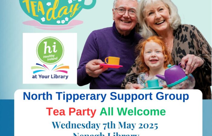 Poster of North Tipperary Annual Alzheimer's Tea Day Fundraiser